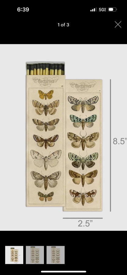 Butterfly Matchbox- long