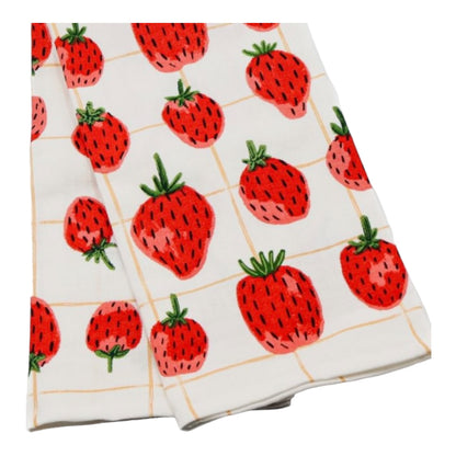 Strawberries Dishtowel